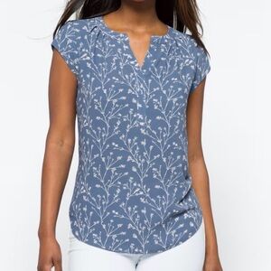 Stitch Fix 41 Hawthorn Split Neck Morey Blouse